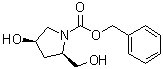 CAS 登录号：1009335-39-0, (2R,4R)-4-羟基-2-(羟基甲基)吡咯烷-1-羧酸苄酯