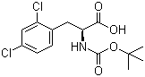 CAS 登录号：114873-04-0, (S)-Boc-2,4-二氯苯丙氨酸, (S)-叔丁氧羰基-2,4-二氯苯丙氨酸