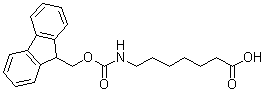 CAS 登录号：127582-76-7, 7-[N-(芴甲氧羰基)氨基]庚酸