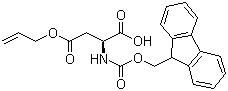 CAS 登录号：146982-24-3, Fmoc-L-天冬氨酸 4-烯丙酯, N-芴甲氧羰基-L-天冬氨酸 4-烯丙酯