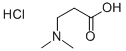 CAS 登录号：14788-12-6， N,N-二甲基-B-丙氨酸盐酸盐(1:1)