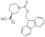 CAS 登录号：193693-68-4, (S)-1,3-哌啶二甲酸 1-(9H-芴-9-基甲基)酯