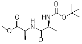 CAS 登录号：19794-10-6, N-[叔丁氧羰基]-L-丙氨酰-L-丙氨酸甲酯