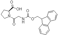 CAS 登录号：212651-48-4, N-[(9H-芴-9-基甲氧基)羰基]甘氨酰-L-脯氨酸