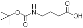CAS 登录号：57294-38-9, N-叔丁氧羰基-gamma-氨基丁酸, 4-(叔丁氧羰基氨基)丁酸