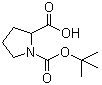CAS 登录号：59433-50-0, 吡咯烷-1,2-二甲酸 1-叔丁酯