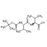 CAS 登录号：69209-73-0， N-{[(2-甲基-2-丙基)氧基]羰基}-L-缬氨酰-L-缬氨酸