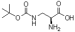CAS 登录号：74536-29-1, 3-[[叔丁氧羰基]氨基]-L-丙氨酸