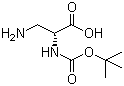 CAS 登录号：76387-70-7, N-alpha-叔丁氧羰基-D-2,3-二氨基丙酸
