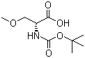 CAS 登录号：86123-95-7, Boc-O-甲基-D-丝氨酸, N-叔丁氧羰基-O-甲基-D-丝氨酸